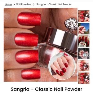 Sistaco Sangria mineral nail powder